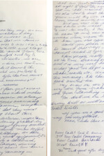 Bob writes a funny and touching letter to his parents and Dave two days into Beast Barracks. Arvin-First-Letter-Back-Home