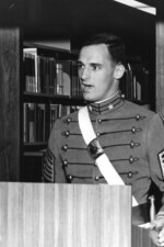 Arvin speaks at USMA Library